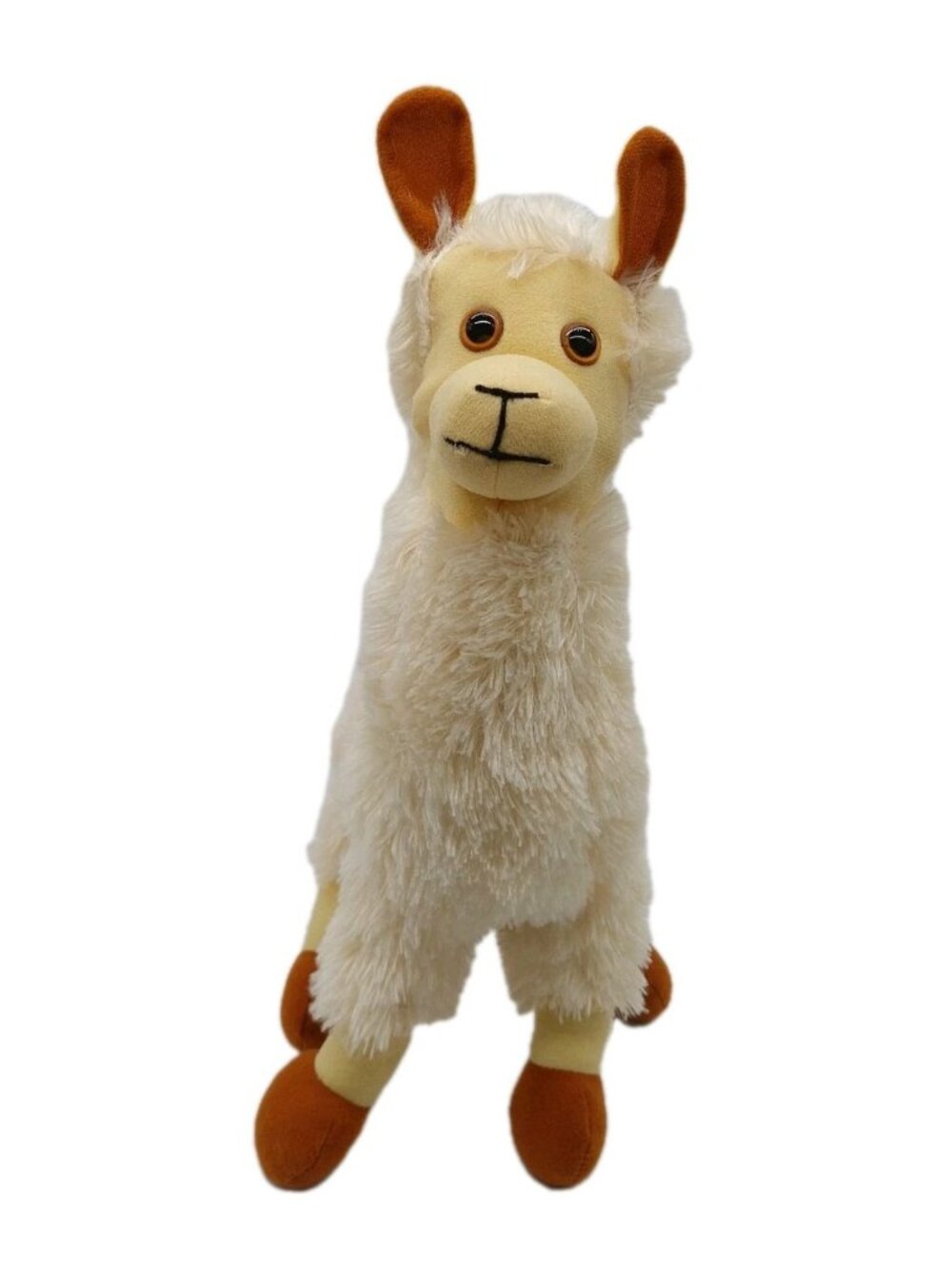 Llama Alpaca Plush Cream Beige Stuffed Animal 11"